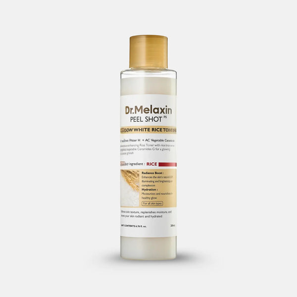 Dr. Melaxin Peel Shot Glow Rice Toner – Korean Skincare for Bright & Smooth Skin | Beutista