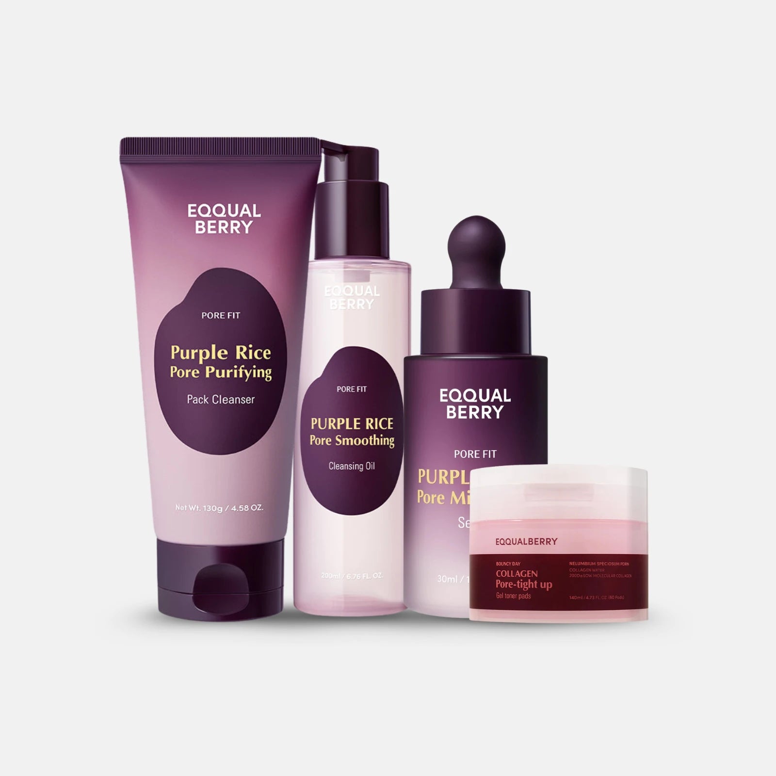 EQQUALBERRY Purple Rice Cleansing Oil for pore purification Kuwait

