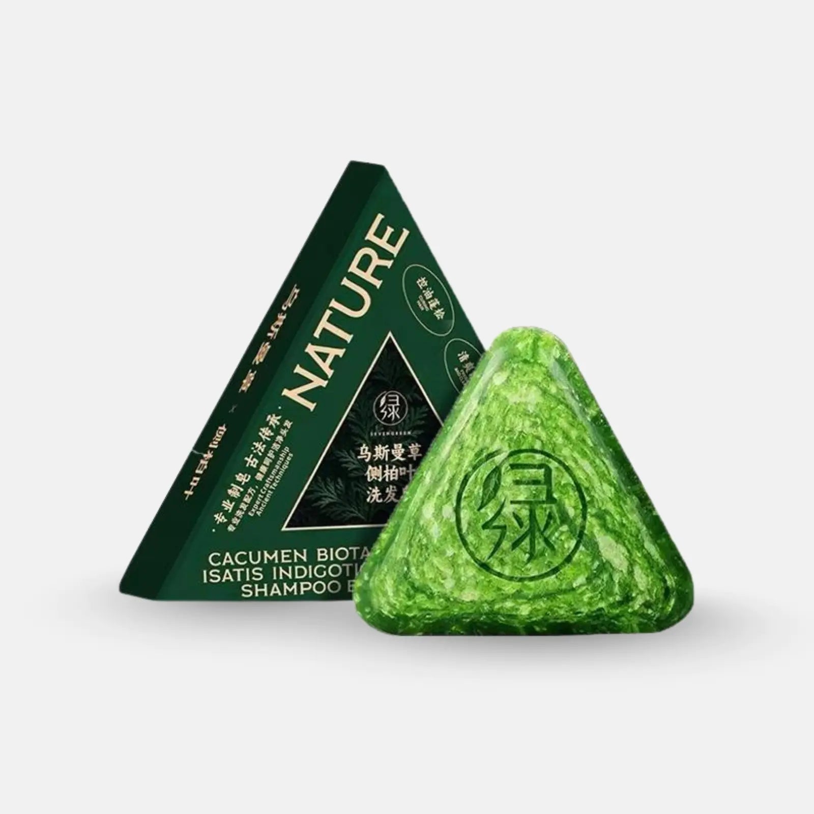 Nature Triangle Shampoo Bar – Calming & Strengthens Hair | Korean Herbal Haircare | Beutista
