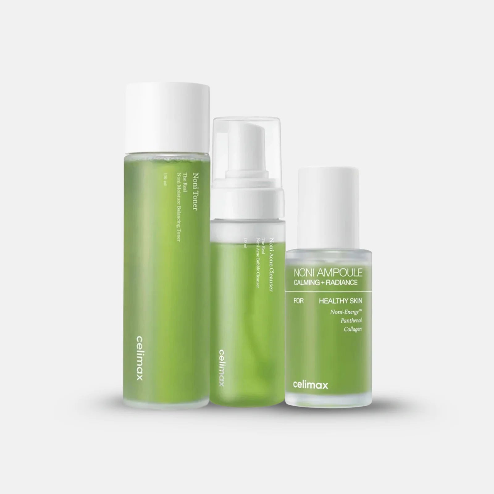 Celimax Noni Acne Bubble Cleanser for sensitive, acne-prone skin Kuwait

Celimax Noni Moisture Balancing Toner for hydration and pH balance

Celimax Noni Energy Ampoule for intense hydration and revitalization